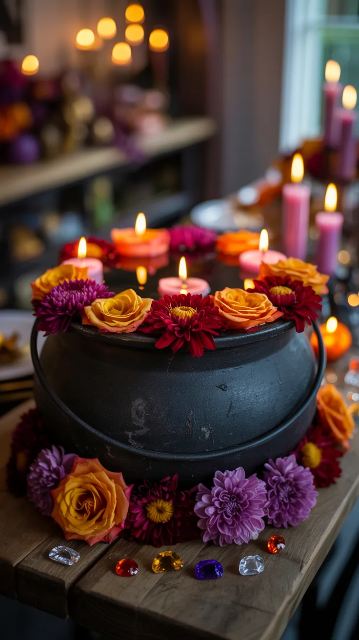 9. Build a Floating Flower Cauldron
