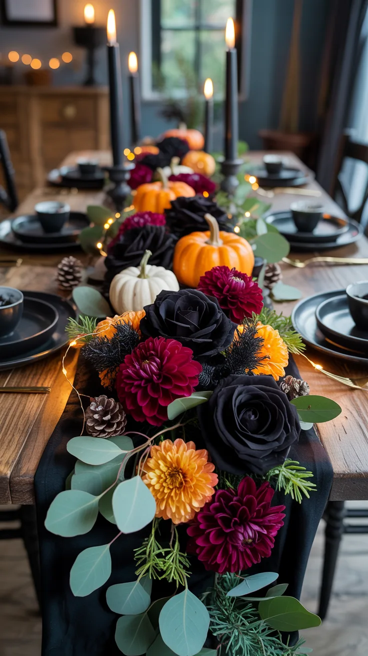 9. Gothic Dining Table Runner