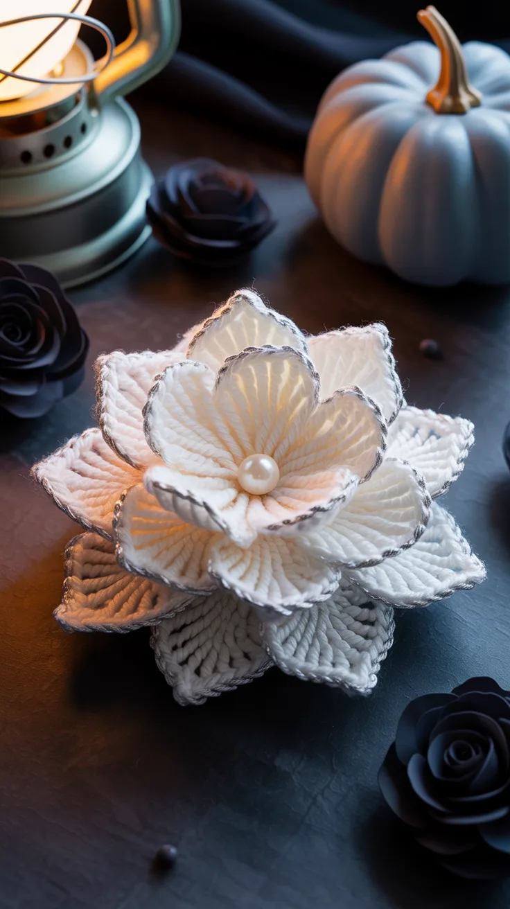 9. Moonlight White Flower