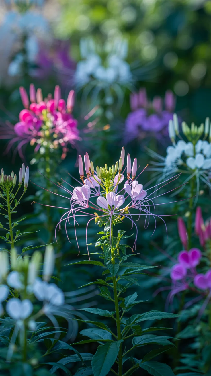 9. Spider Flowers (Cleome)