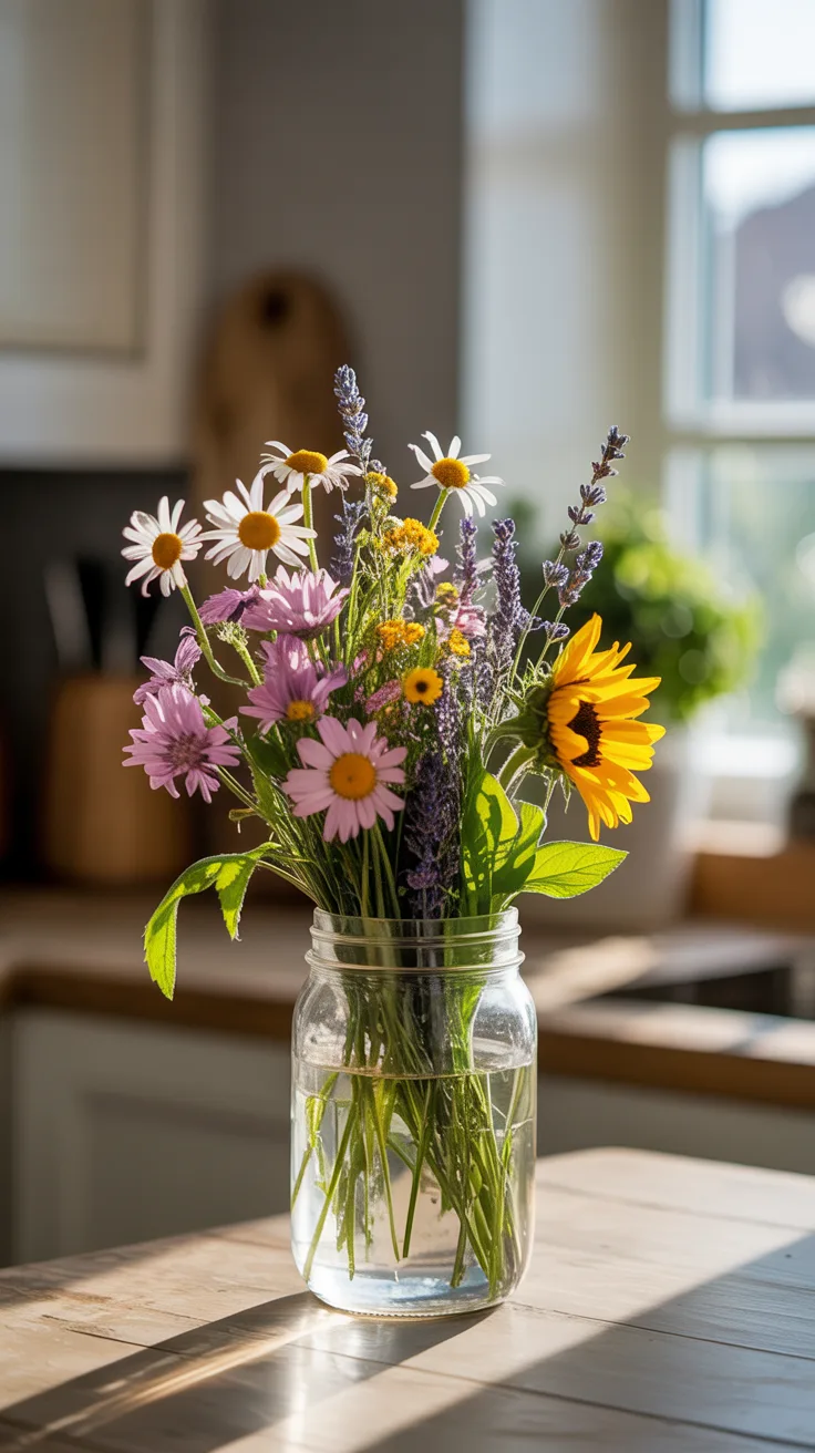 Keeping Your Mason Jar Flowers Fresh