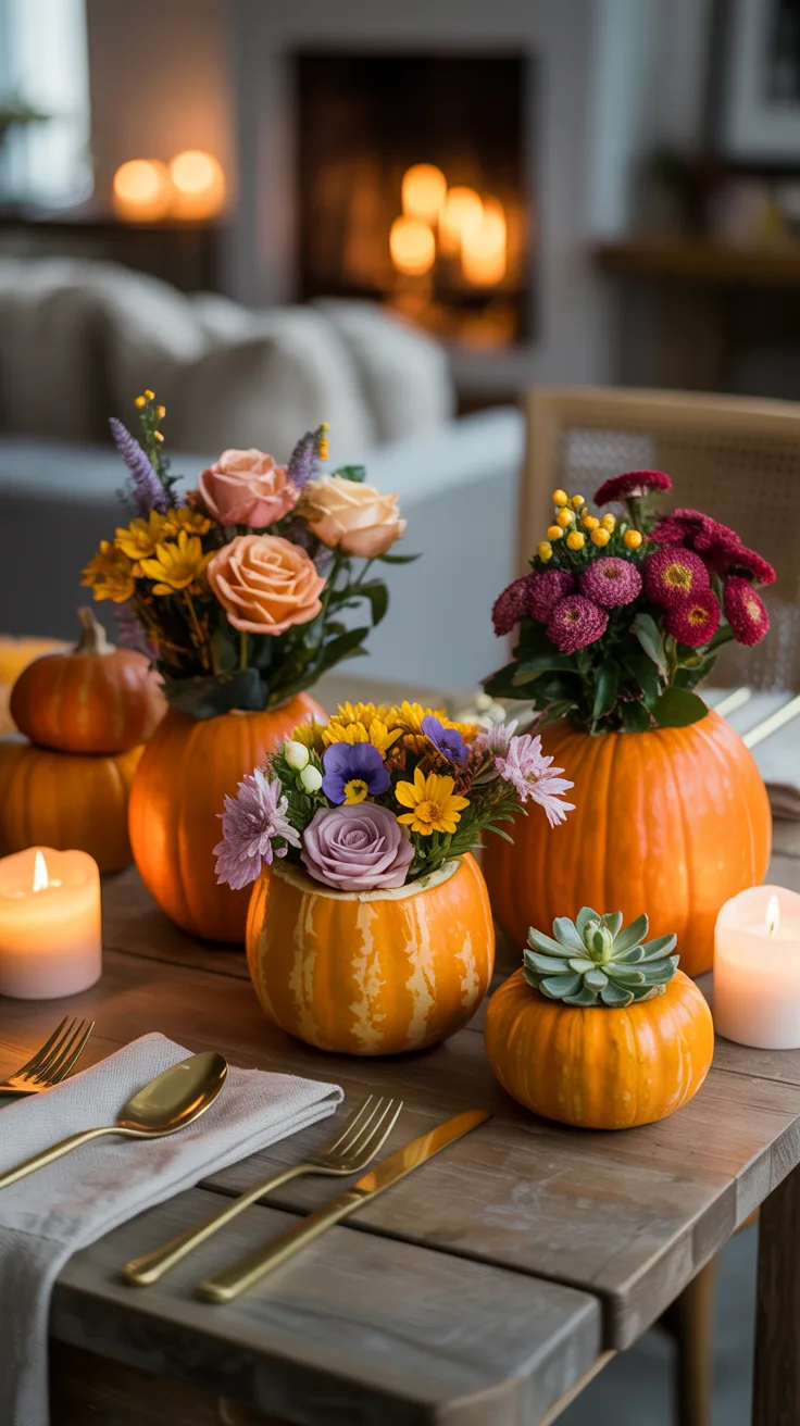 Mini Pumpkin Arrangements: Small But Mighty Decor