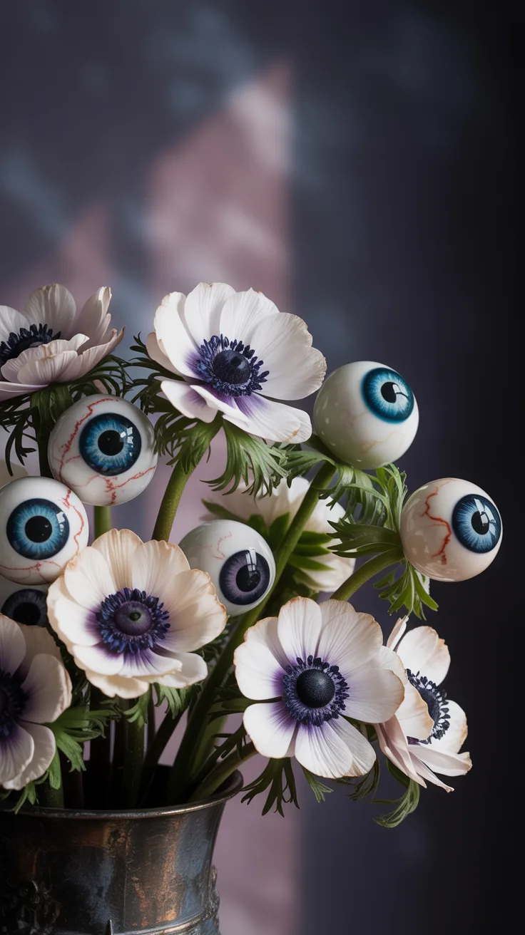 12. Eyeball Flower Arrangement