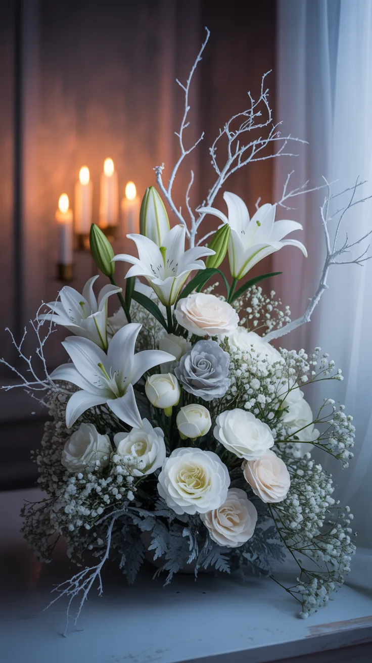13. Ghostly White Arrangement