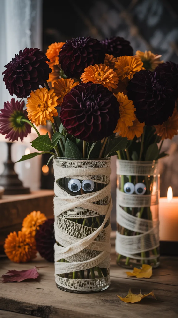 15. Mummy-Wrapped Bouquet
