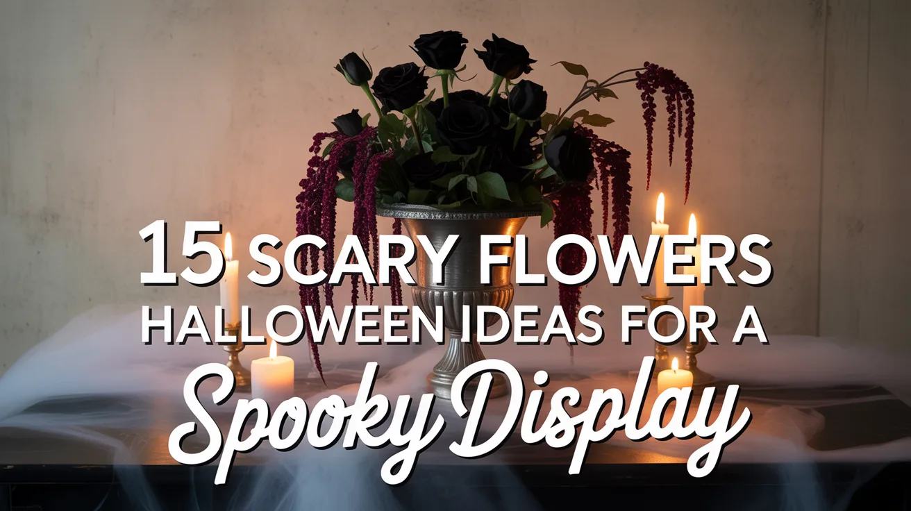 15 Scary Flowers Halloween Ideas for a Spooky Display hero image