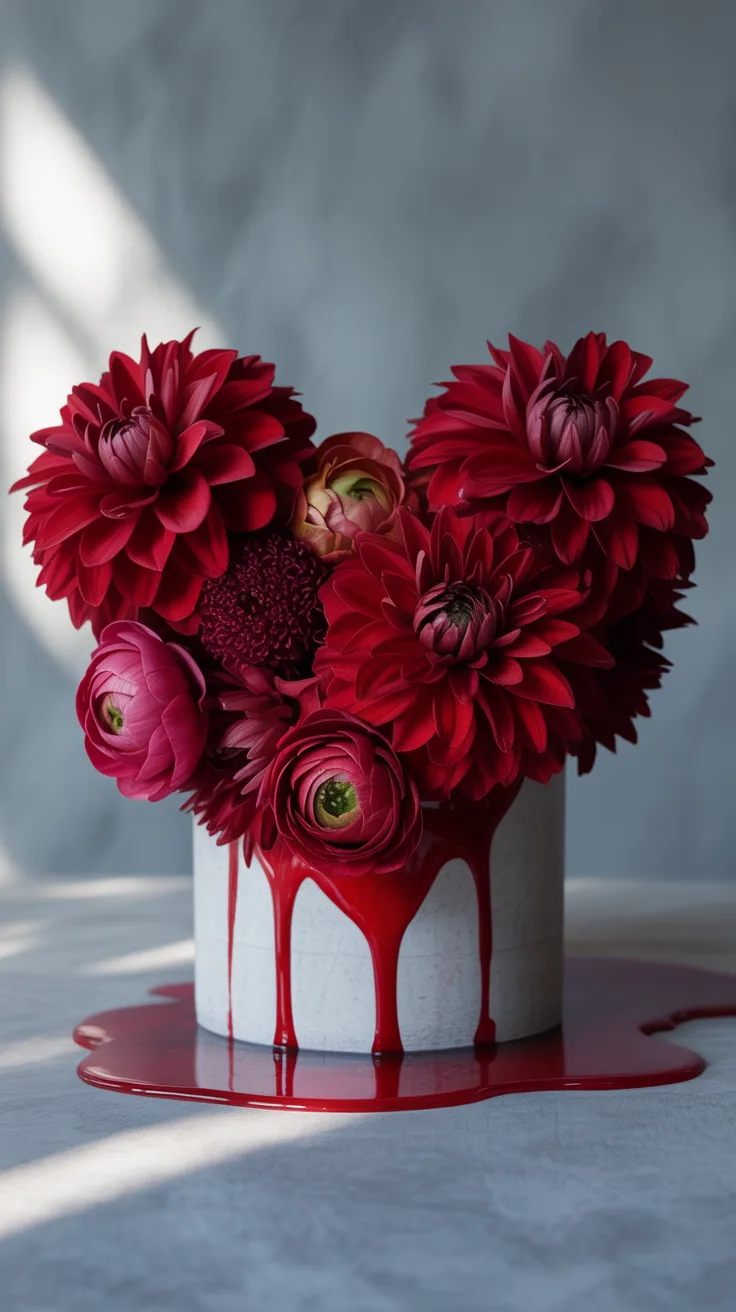 2. Bleeding Heart Centerpiece