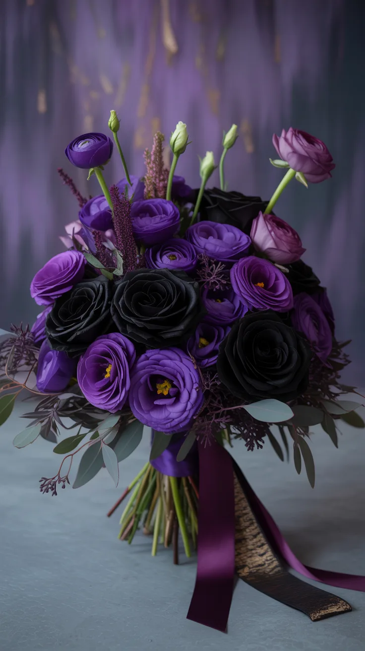 4. Midnight Purple Elegance