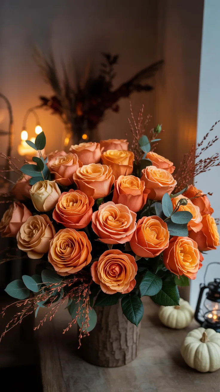 2. Orange Roses
