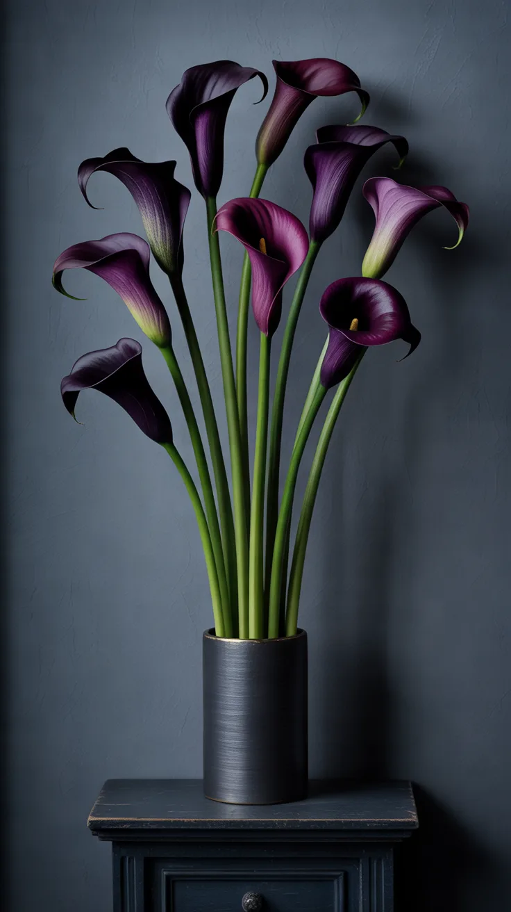 3. Purple Calla Lilies