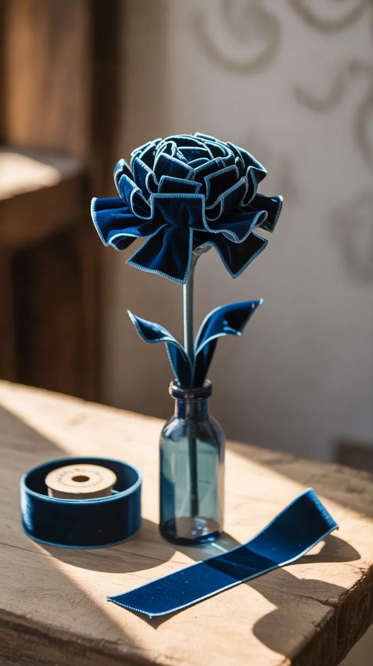 7. Midnight Velvet Gathered Carnation
