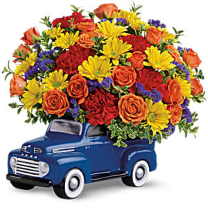 '48 Ford Pickup Bouquet | Mixed Bouquets | Same Day Flower Delivery | Multi-Colored | Teleflora