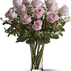 A Dozen Pink Roses | Same Day Flower Delivery | Teleflora