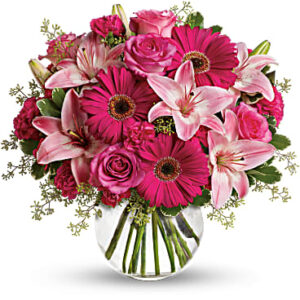 A Little Pink Me Up Bouquet | Mixed Bouquets | Same Day Flower Delivery | Teleflora