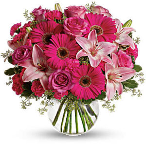 A Little Pink Me Up Bouquet | Mixed Bouquets | Same Day Flower Delivery | Teleflora