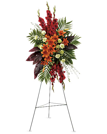 A New Sunrise Spray | Mixed Bouquets | Same Day Flower Delivery | Orange | Teleflora