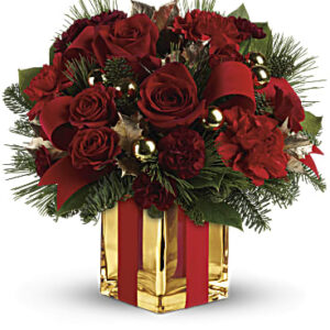 All Wrapped Up Bouquet | Roses | Same Day Flower Delivery | White | Teleflora