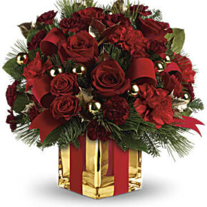 All Wrapped Up Bouquet | Roses | Same Day Flower Delivery | White | Teleflora