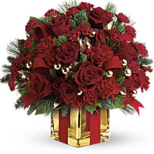 All Wrapped Up Bouquet | Roses | Same Day Flower Delivery | White | Teleflora