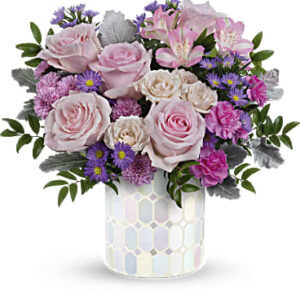 Alluring Mosaic Bouquet | Mixed Bouquets | Same Day Flower Delivery | Pink | Teleflora
