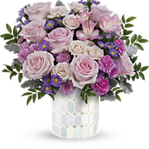 Alluring Mosaic Bouquet | Mixed Bouquets | Same Day Flower Delivery | Pink | Teleflora