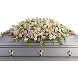 Always Adored Casket Spray | Mixed Bouquets | Same Day Flower Delivery | Multi-Colored | Teleflora