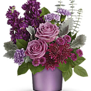Always Amethyst Bouquet | Mixed Bouquets | Same Day Flower Delivery | Purple | Teleflora