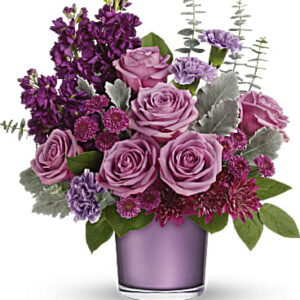 Always Amethyst Bouquet | Mixed Bouquets | Same Day Flower Delivery | Purple | Teleflora