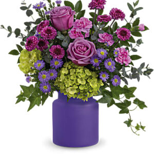 Amethyst Awe Bouquet | Mixed Bouquets | Same Day Flower Delivery | Multi-Colored | Teleflora