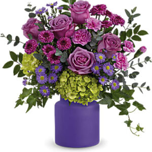 Amethyst Awe Bouquet | Mixed Bouquets | Same Day Flower Delivery | Multi-Colored | Teleflora