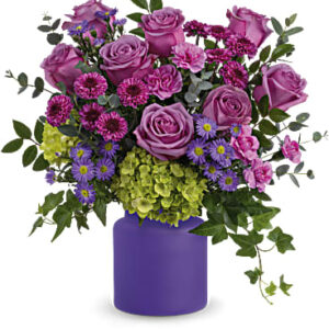 Amethyst Awe Bouquet | Mixed Bouquets | Same Day Flower Delivery | Multi-Colored | Teleflora