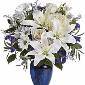 Beautiful In Blue Bouquet | Mixed Bouquets | Same Day Flower Delivery | Teleflora
