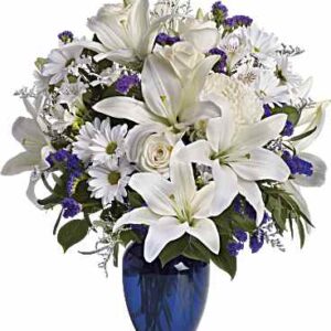 Beautiful In Blue Bouquet | Mixed Bouquets | Same Day Flower Delivery | Teleflora