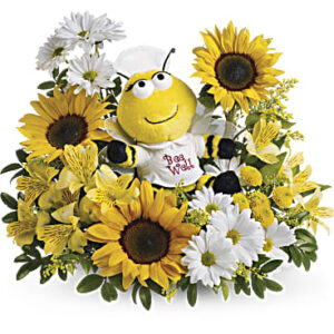 Bee Well Bouquet | Mixed Bouquets | Same Day Flower Delivery | Yellow | Teleflora