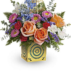 Best Wishes Bouquet | Mixed Bouquets | Same Day Flower Delivery | Multi-Colored | Teleflora