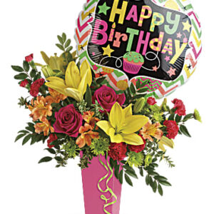 Birthday Bash Bouquet | Mixed Bouquets | Same Day Flower Delivery | Multi-Colored | Teleflora