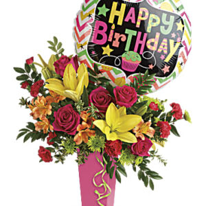 Birthday Bash Bouquet | Mixed Bouquets | Same Day Flower Delivery | Multi-Colored | Teleflora