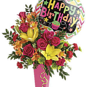 Birthday Bash Bouquet | Mixed Bouquets | Same Day Flower Delivery | Multi-Colored | Teleflora