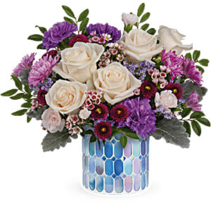 Blue Beauty Bouquet | Roses | Same Day Flower Delivery | Teleflora