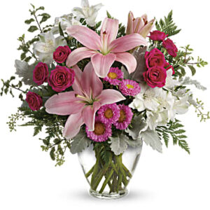 Blush Rush Bouquet | Mixed Bouquets | Same Day Flower Delivery | Multi-Colored | Teleflora