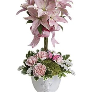 Blushing Lilies Bouquet | Mixed Bouquets | Same Day Flower Delivery | Pink | Teleflora