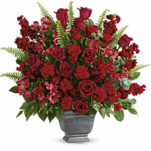 Bold Tribute Bouquet | Mixed Bouquets | Same Day Flower Delivery | Red | Teleflora