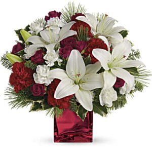 Caroling In The Snow | Mixed Bouquets | Same Day Flower Delivery | White | Teleflora