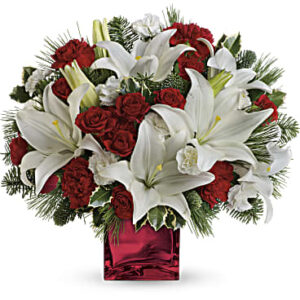 Caroling In The Snow | Mixed Bouquets | Same Day Flower Delivery | White | Teleflora