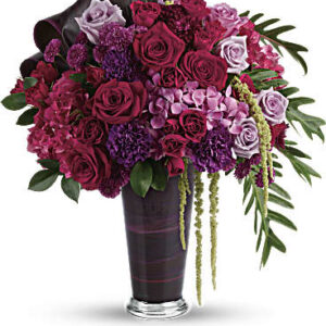 Cascading Elegance Bouquet | Mixed Bouquets | Same Day Flower Delivery | Red | Teleflora