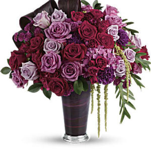 Cascading Elegance Bouquet | Mixed Bouquets | Same Day Flower Delivery | Red | Teleflora