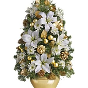 Celebration Tree Bouquet | Lilies | Same Day Flower Delivery | White | Teleflora