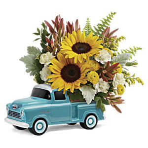 Chevy Pickup Bouquet | Mixed Bouquets | Same Day Flower Delivery | Multi-Colored | Teleflora