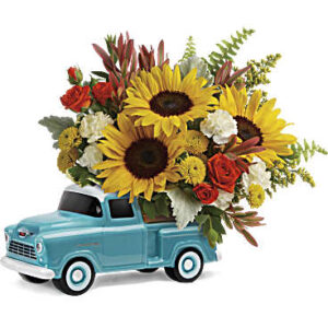 Chevy Pickup Bouquet | Mixed Bouquets | Same Day Flower Delivery | Multi-Colored | Teleflora