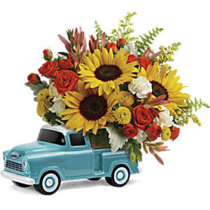 Chevy Pickup Bouquet | Mixed Bouquets | Same Day Flower Delivery | Multi-Colored | Teleflora